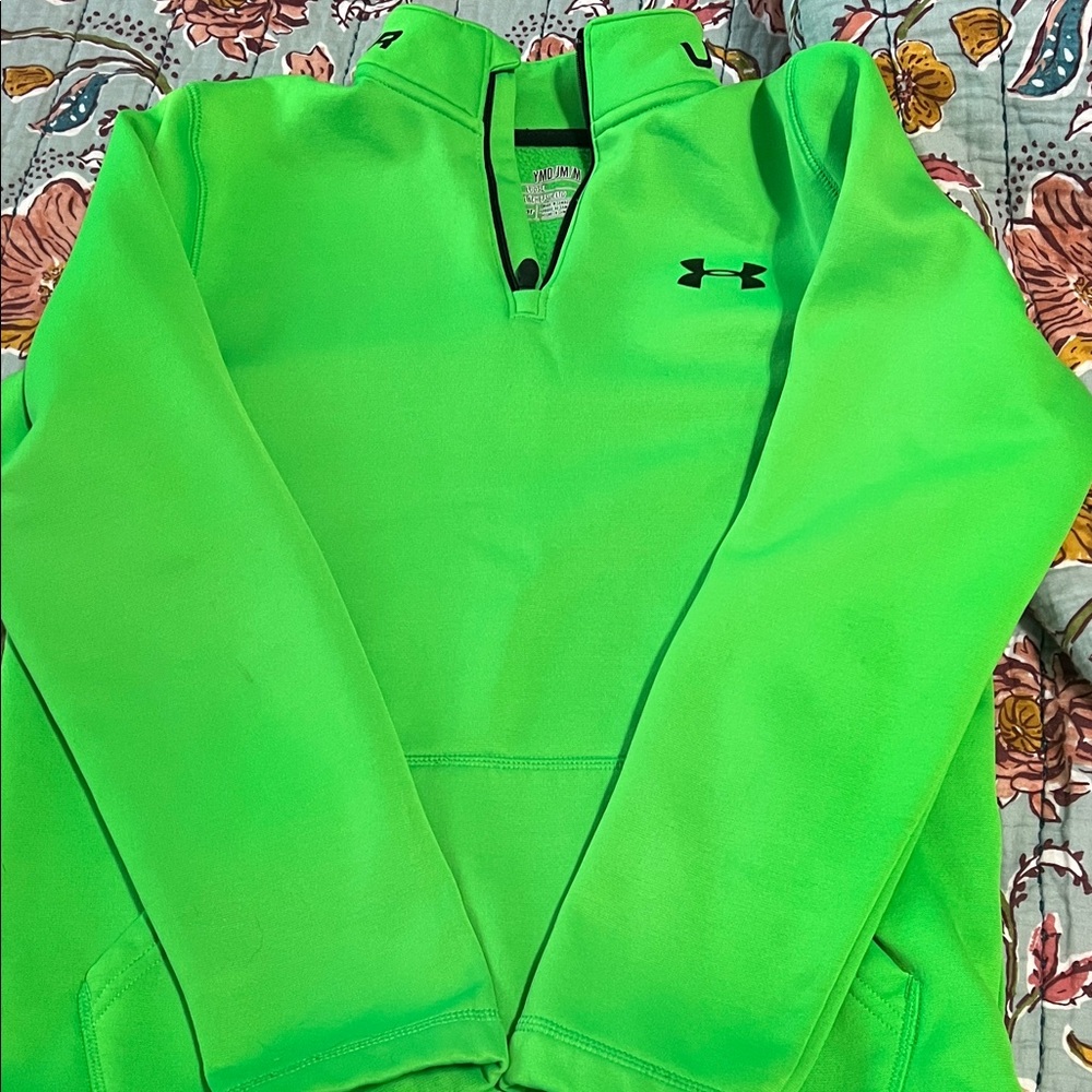 Green Under Armour pullover